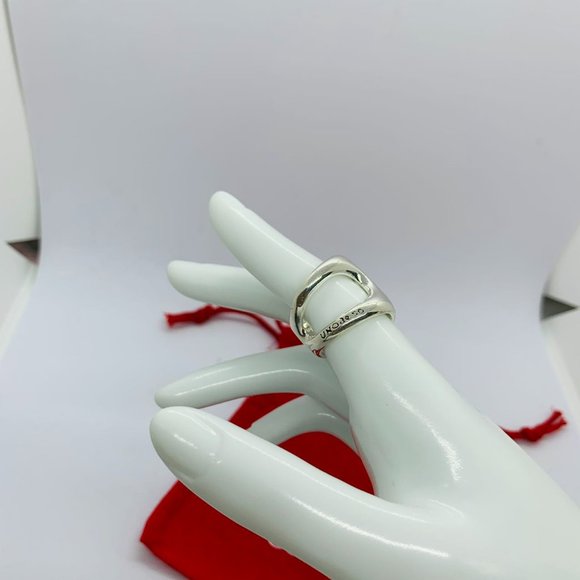 Uno de 50 Ring- SHORTCUT Ring Silver-Plated Metal Ring Women Jewelry Gift size 8 - Picture 8 of 12